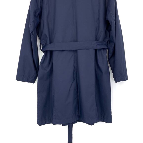EDDIE BAUER Casual Trench Coat Navy Blue XL - Picture 12 of 12